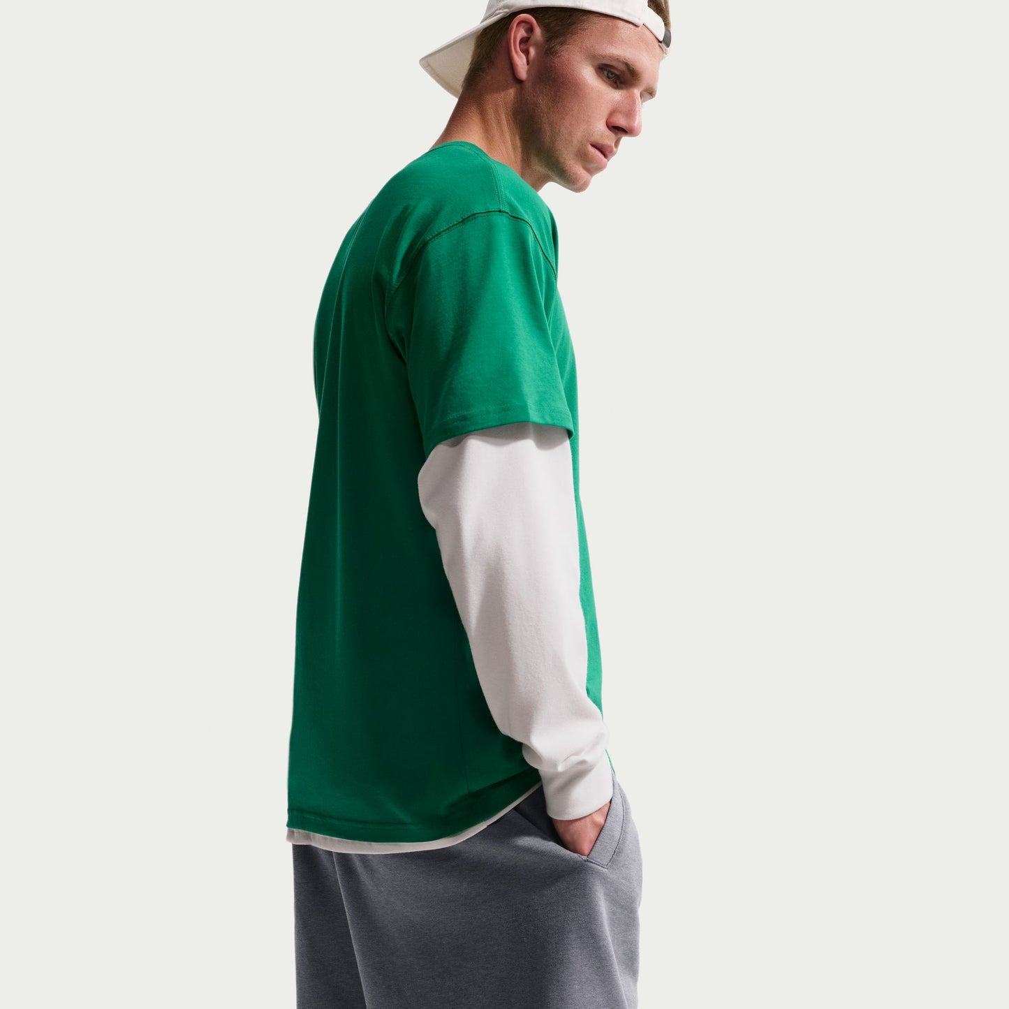 Nike SB - Graphic Fleece Skate Shorts - Cool Grey / Heather / White