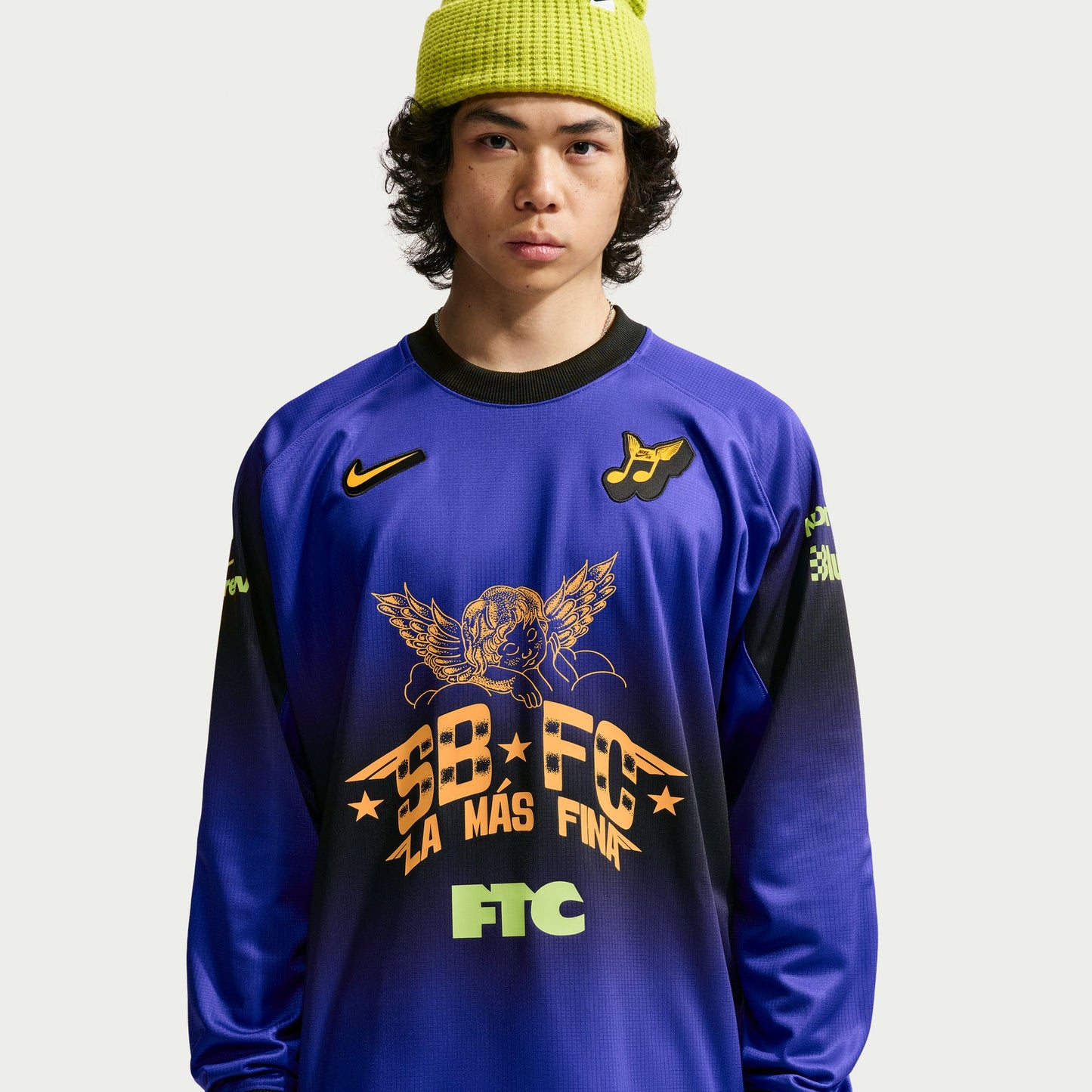 Nike SB - Cub 58 Long Sleeve Skate Jersey - Dark Concord