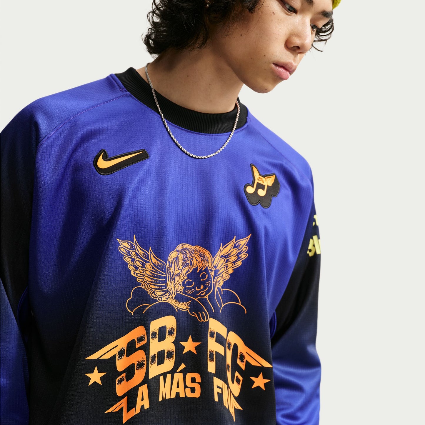 Nike SB - Cub 58 Long Sleeve Skate Jersey - Dark Concord