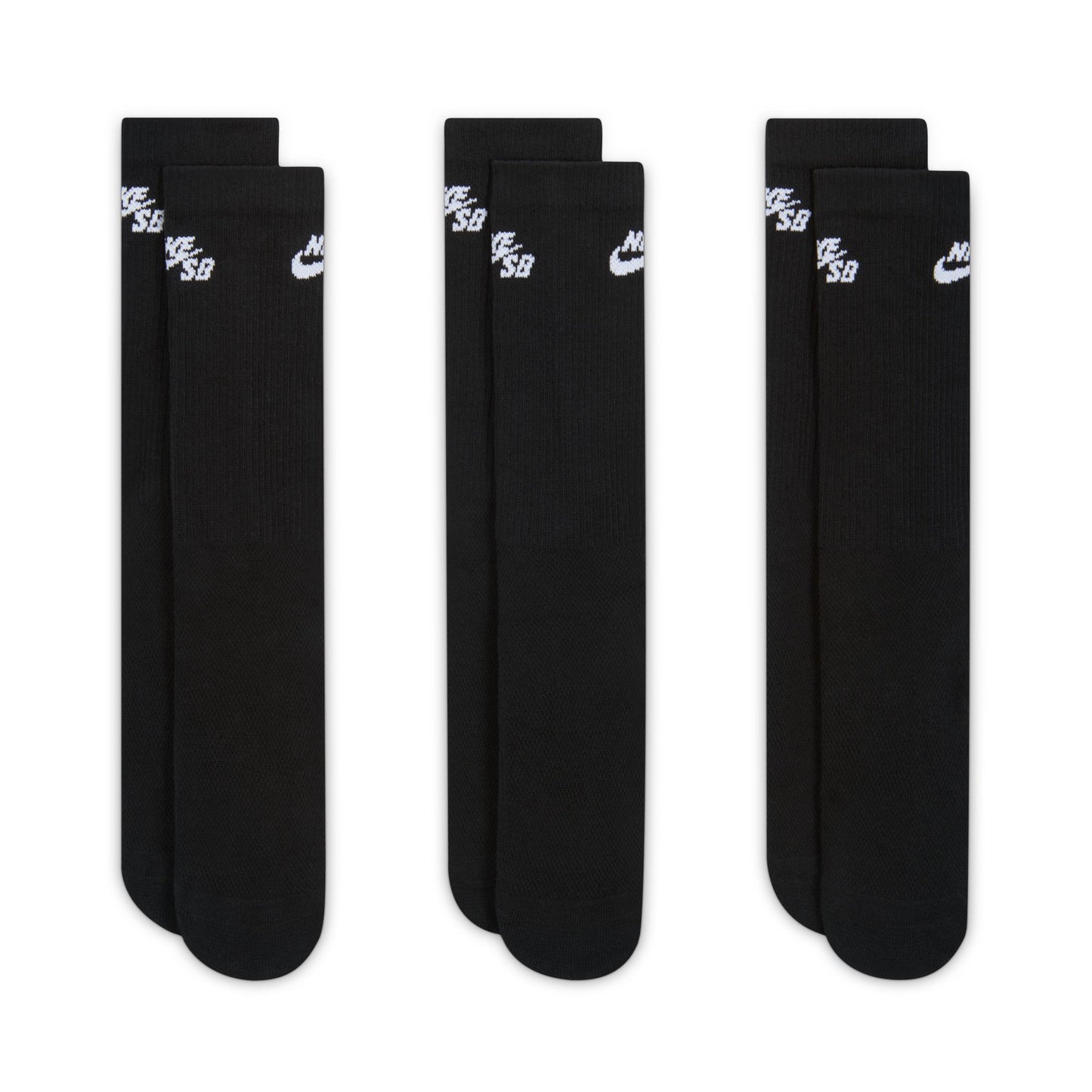 Nike SB - Everyday Elevated Sock - Black / White