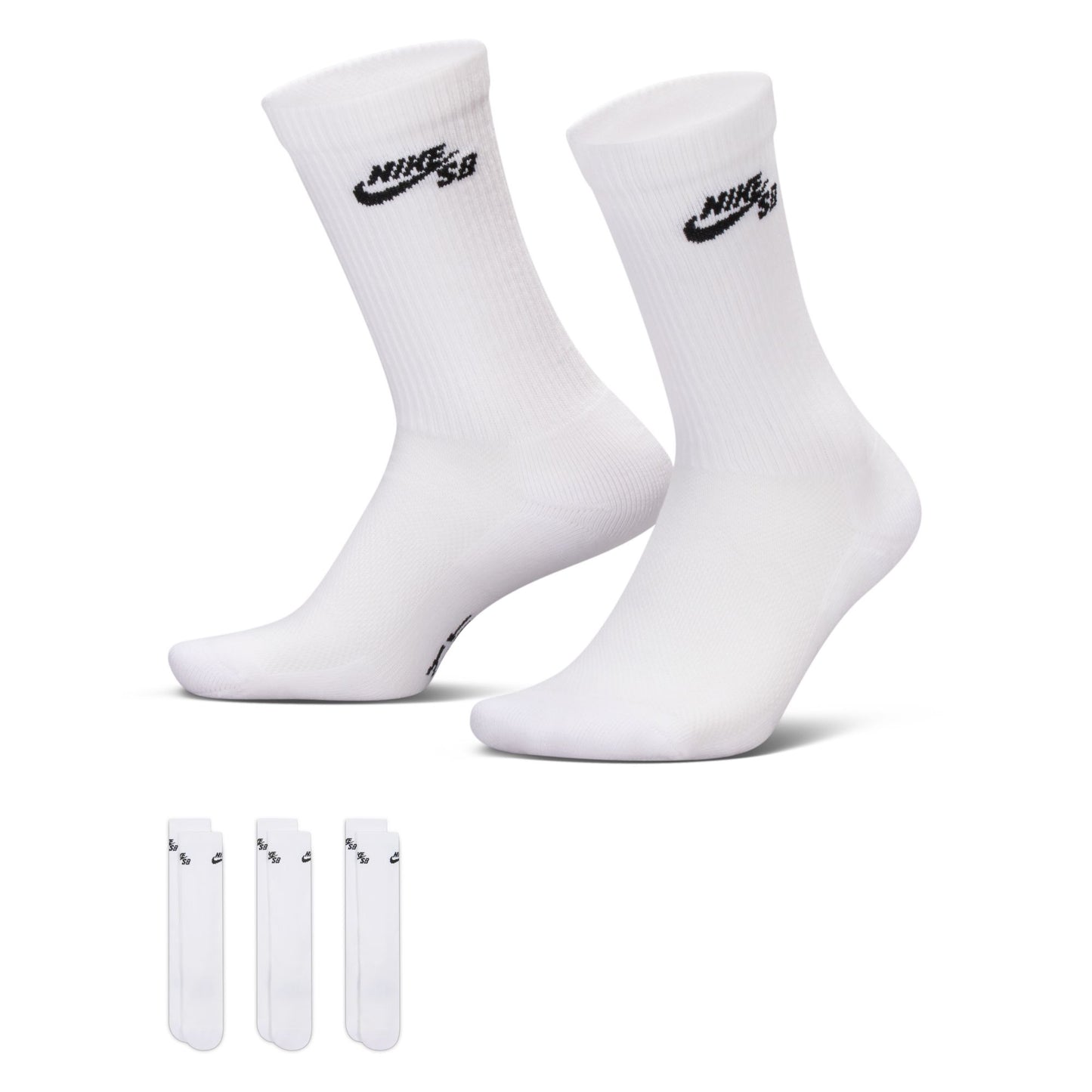 Nike SB - Everyday Elevated Socks - White / Black