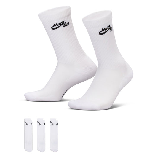 Nike SB - Everyday Elevated Socks - White / Black