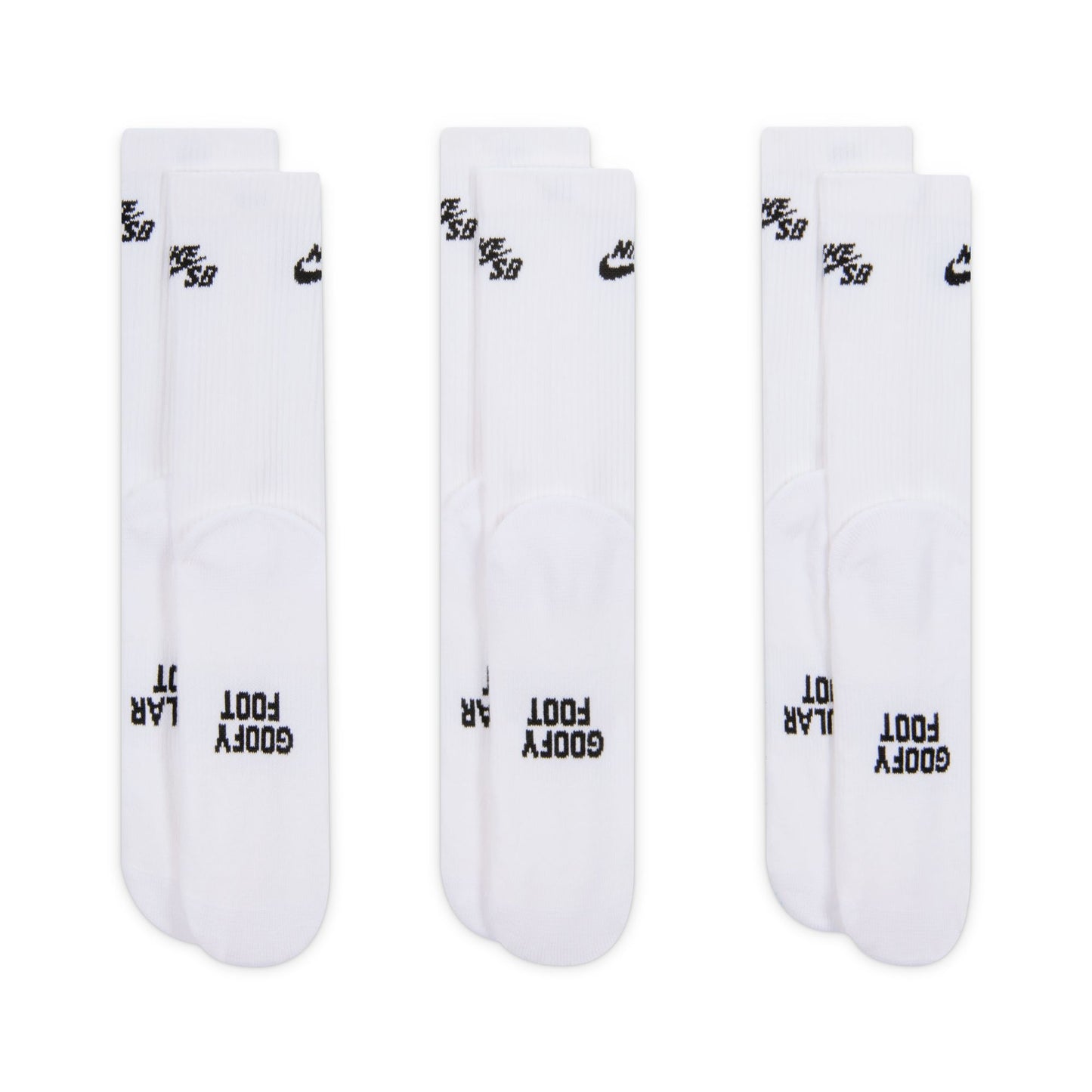 Nike SB - Everyday Elevated Socks - White / Black
