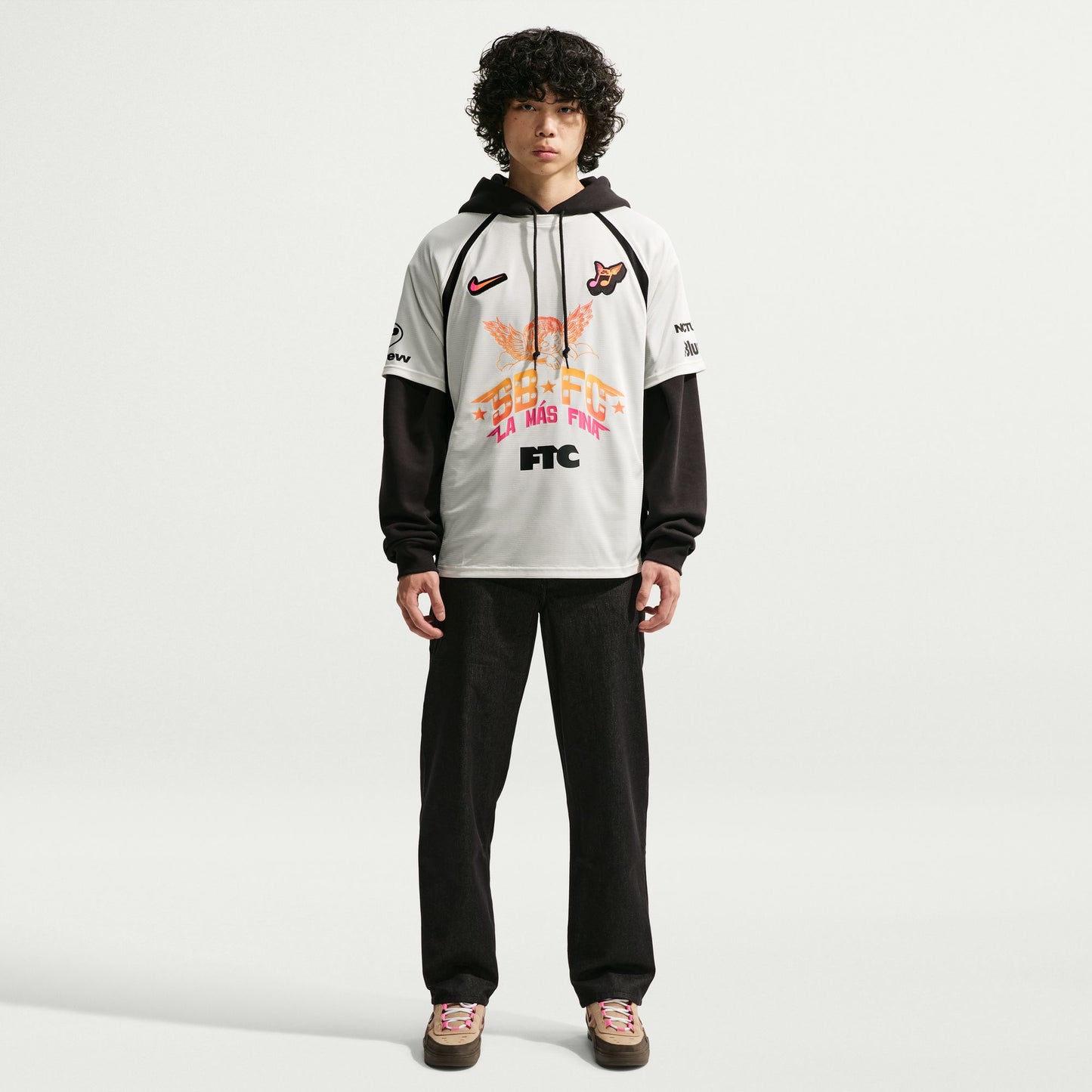 Nike SB - Club 58 Skate Jersey - Sail / Black