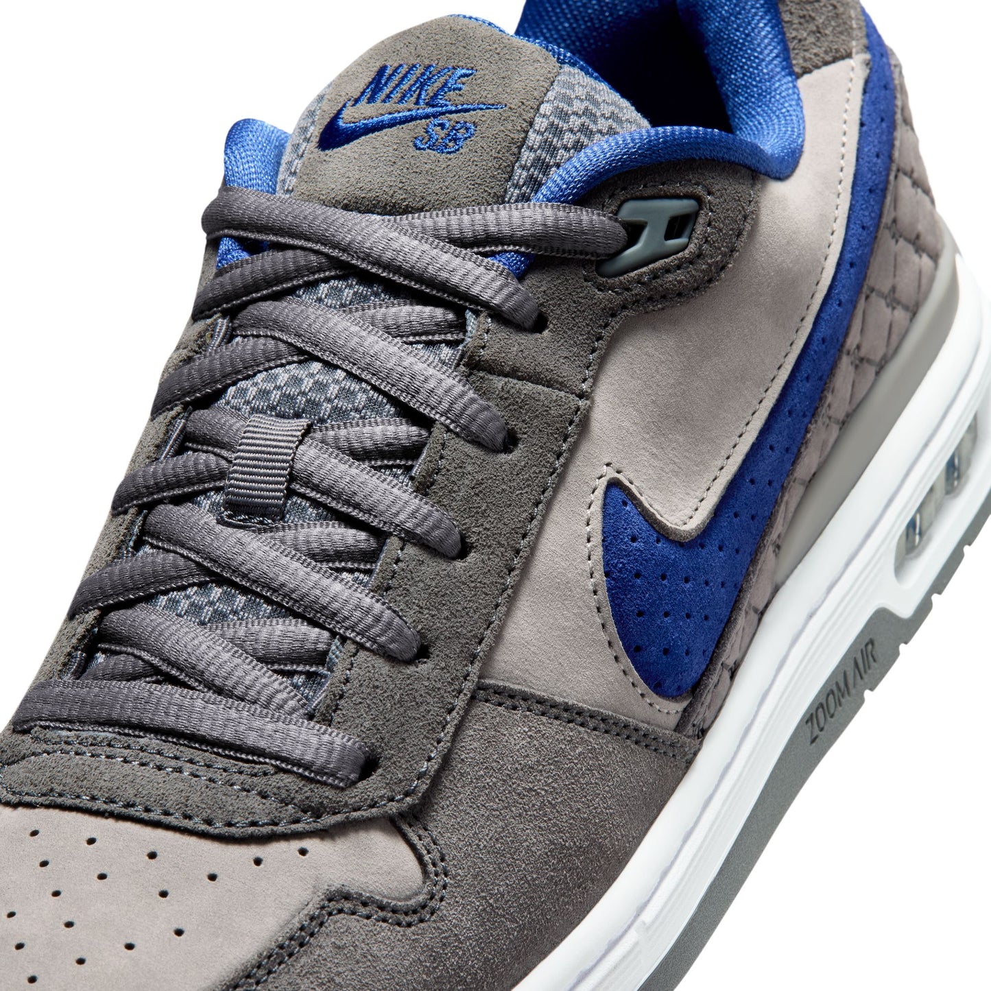 Nike SB - Paul Rodriguez Zoom Air Low - Flint Grey / Deep Royal Blue