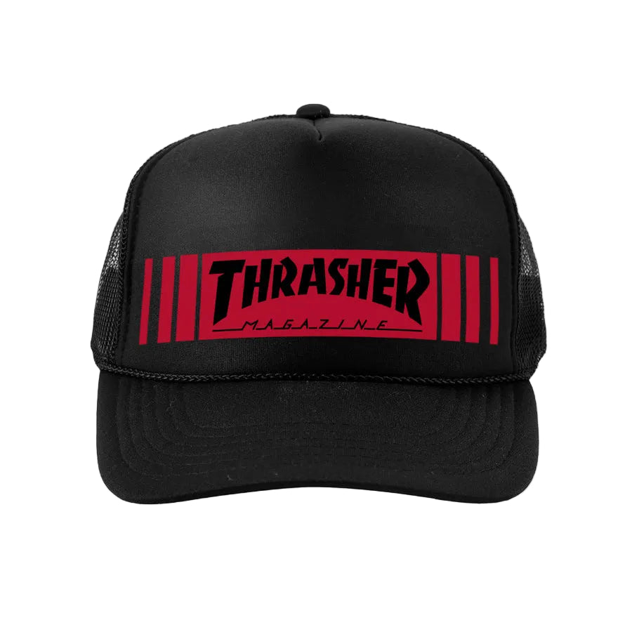 Thrasher - Bar Trucker Hat - Black
