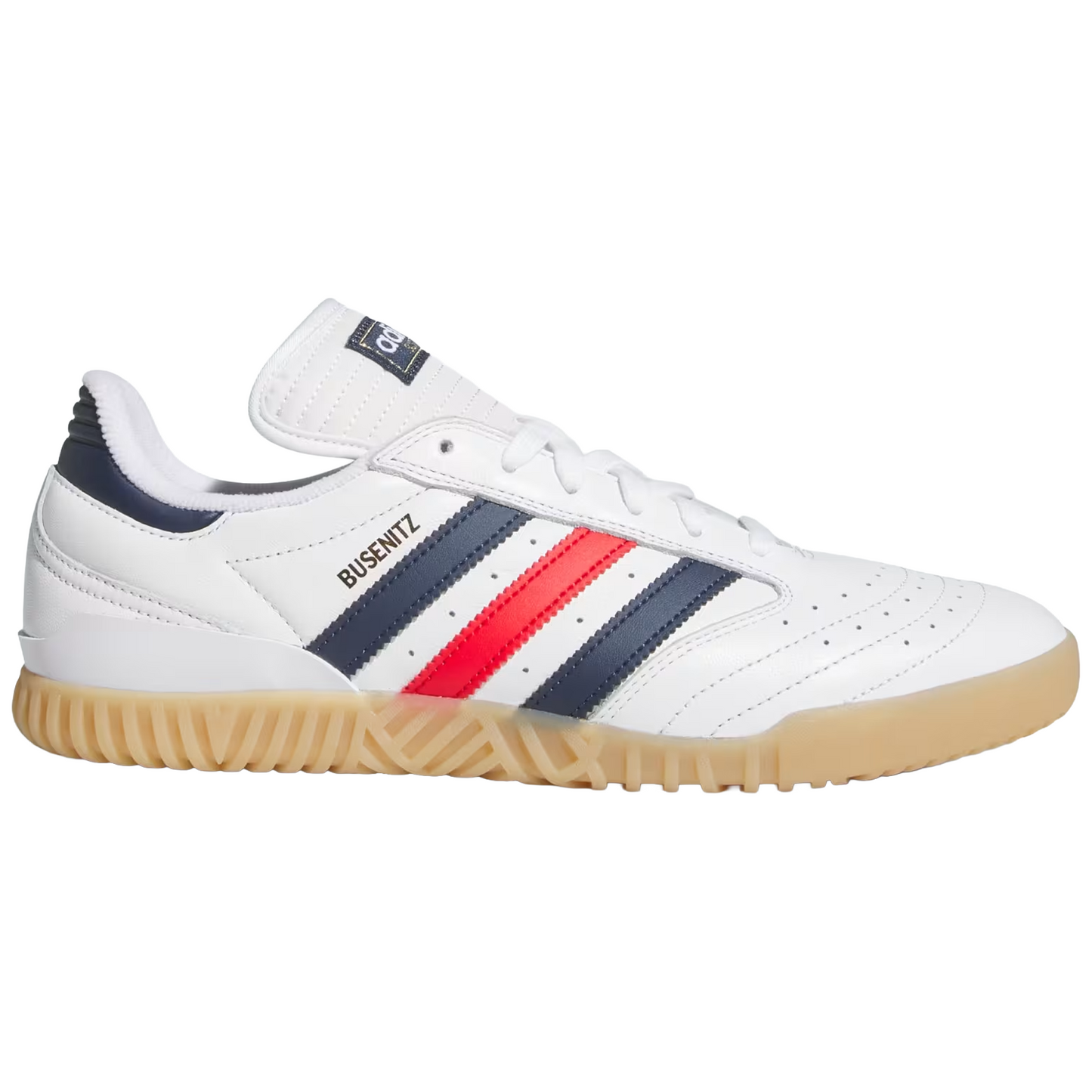 Adidas - Busenitz Indoor Super Shoe - Cloud White / Collegiate Navy / Better Scarlet
