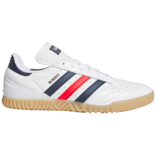 Adidas - Busenitz Indoor Super Shoe - Cloud White / Collegiate Navy / Better Scarlet
