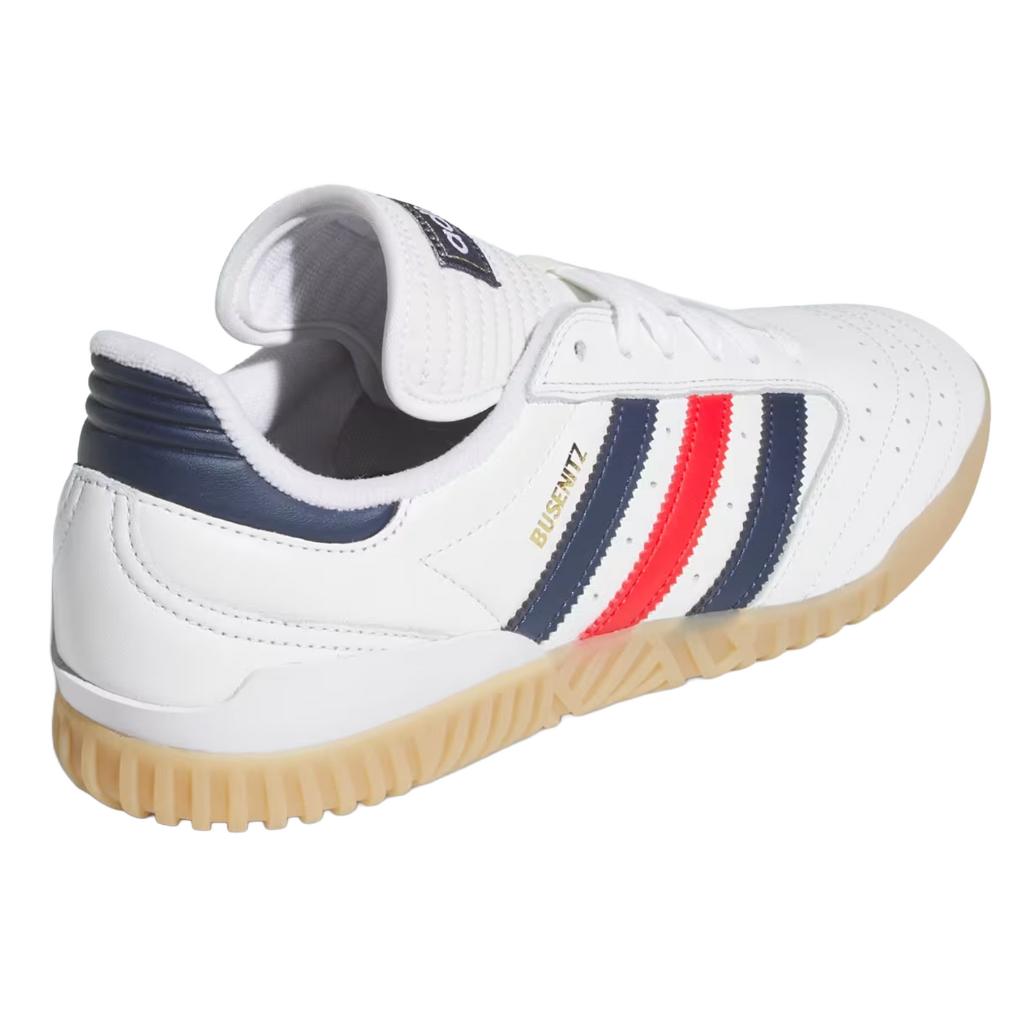 Adidas - Busenitz Indoor Super Shoe - Cloud White / Collegiate Navy / Better Scarlet