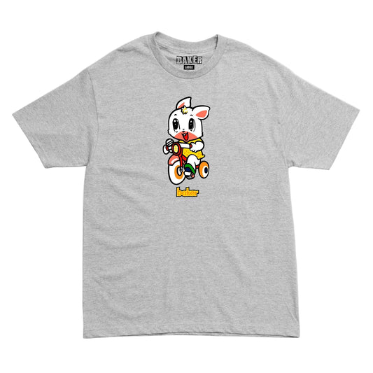 Baker Skateboards - Bunny T-Shirt - Heather Grey