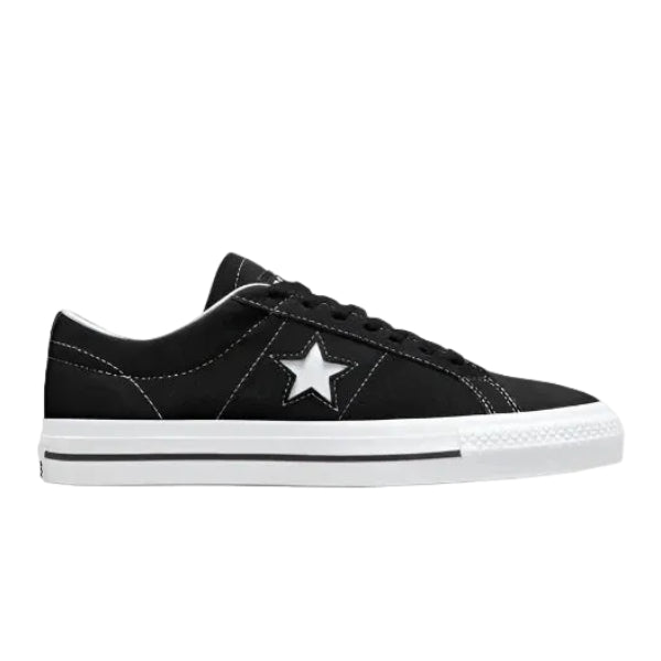 Converse CONS - One Star Pro Suede - Black / Black / White