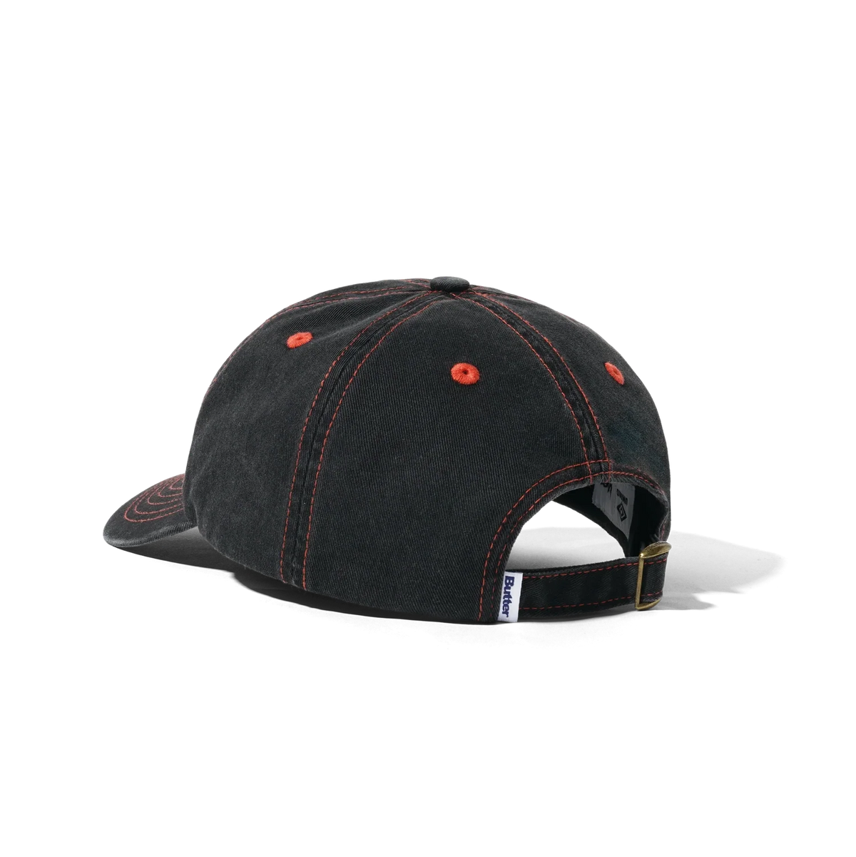 Butter Goods - Umbro Diamond Logo 6 Panel Strapback Hat - Washed Black