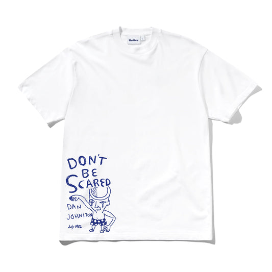 Butter Goods - Daniel Johnston Don't Be Scared T-Shirt - White