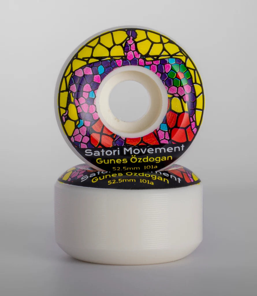 Satori Wheels - Gunes Ozdogan Stained Glass Pro Conical Wheel - 52.5mm 101a