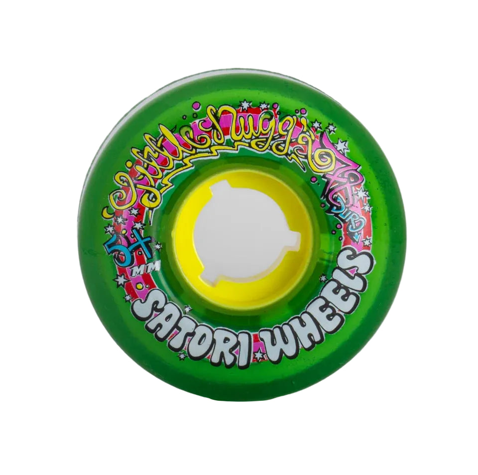 Satori Wheels - Lil Nugz Clear Cruiser Wheel - 54mm 78a Green