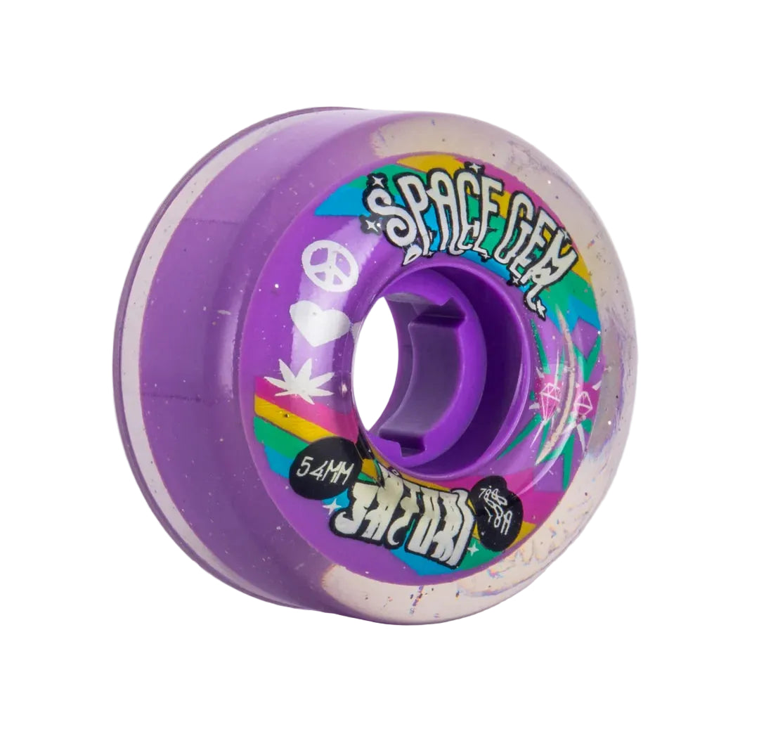 Satori Wheels - Space Gem Clear Cruiser Wheel - 54mm 78a