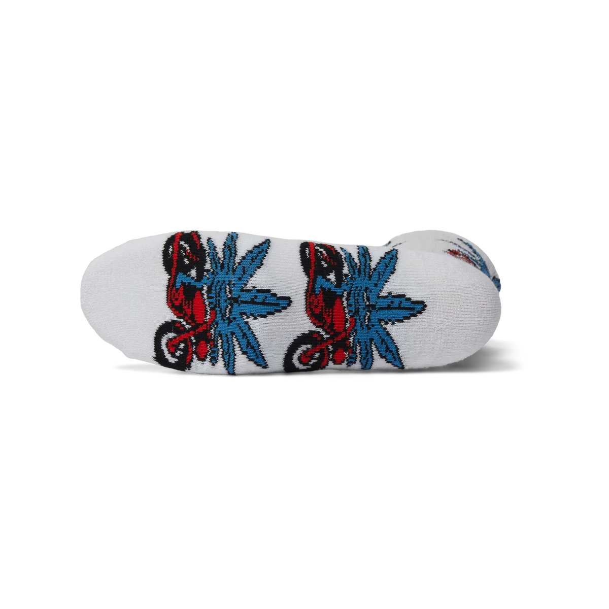 HUF - Green Buddy Nitro Sock - White