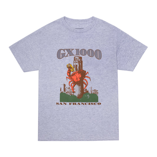 GX1000 - Crab T-Shirt - Heather Grey