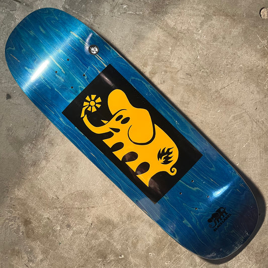 Black Label Skateboards - Elephant Block Custom Tugboat Deck - 9.5"