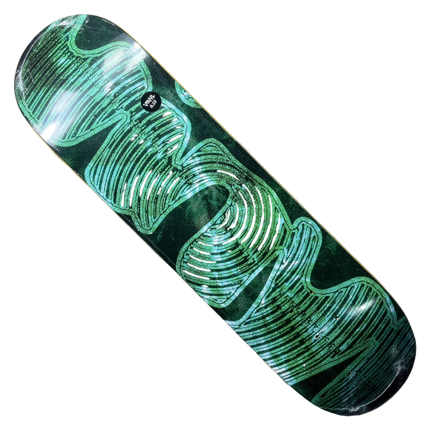 Vinyl Skateboards - Logo Green Deck - 8.25"