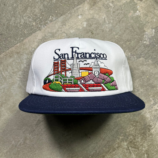 Real Skateboards - SFC Snapback Hat - White / Black