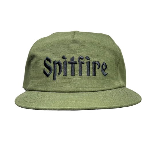 Spitfire Wheels - Molotov Script Snapback Hat - Olive