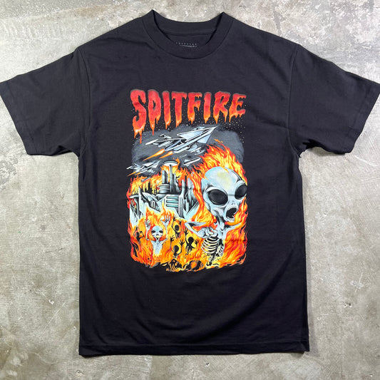 Spitfire Wheels - Invasion Premium Blend T-Shirt - Black