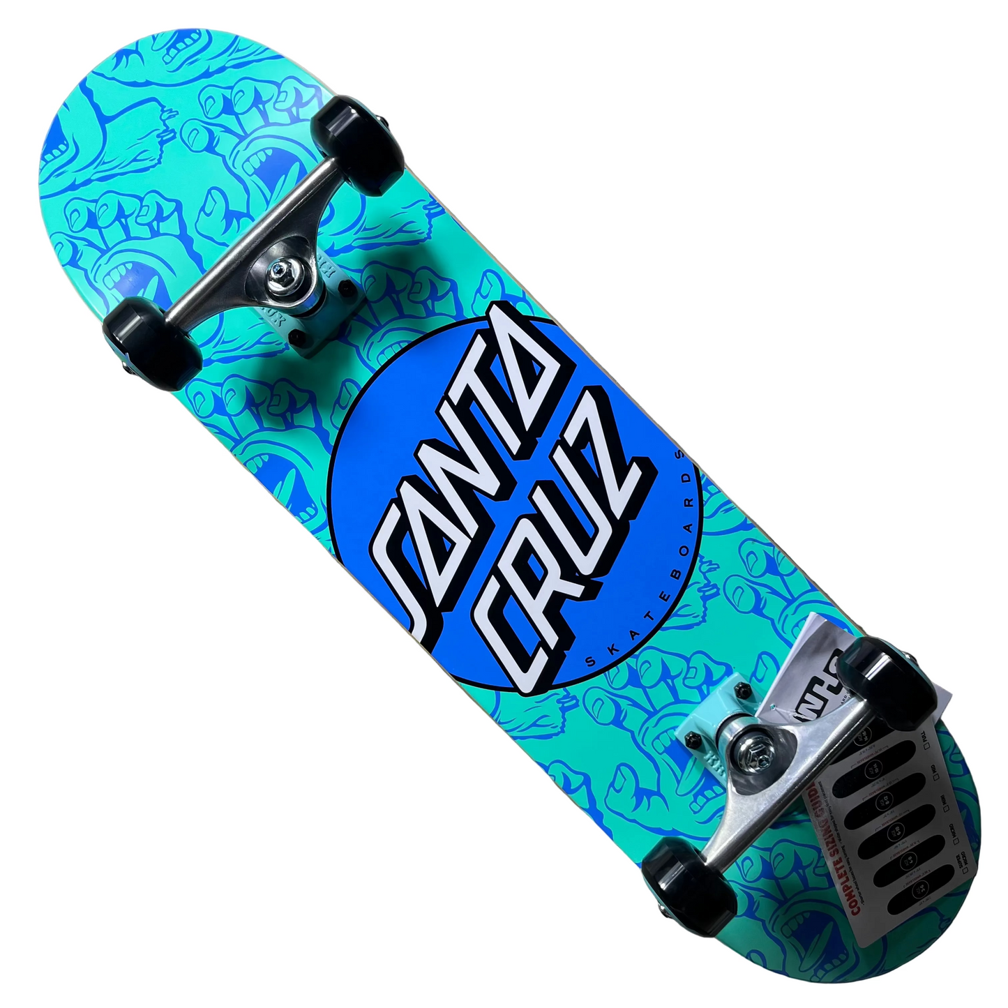 Santa Cruz Skateboards - Other Dot Hands Mini Complete Skateboard - 7.75"