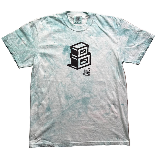 Block - Centerpiece Logo Color Blast T-Shirt - Blue/Black