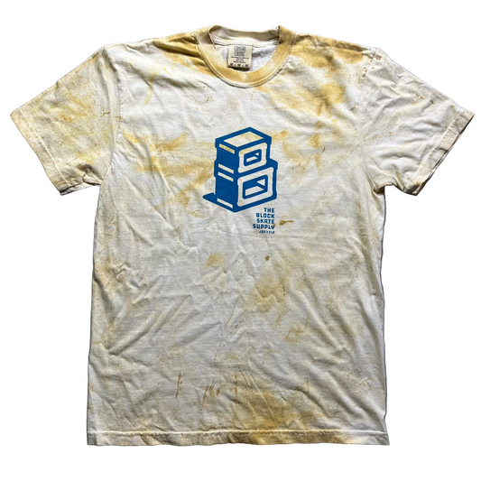 Block - Centerpiece Logo Color Blast T-Shirt - Yellow/Blue
