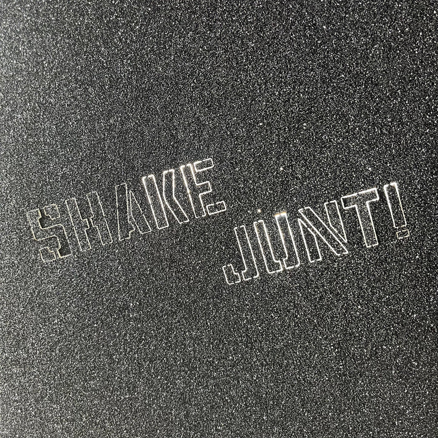 Shake Junt - Laser Cut Shake Junt Logo MOB Griptape - Black