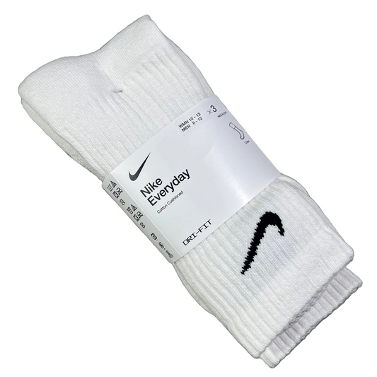 Nike SB - Everyday Lightweight Crew Sock 3 Pack - White