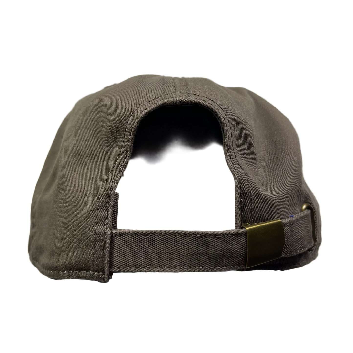 Block - B Logo Strapback Hat - Brown/Yellow