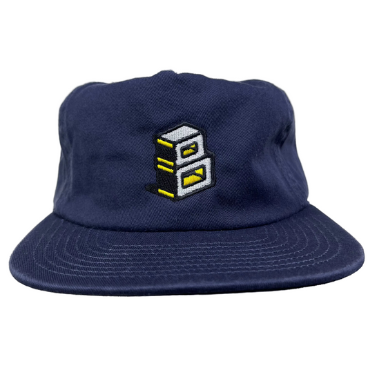 Block - B Logo Strapback Hat - Navy