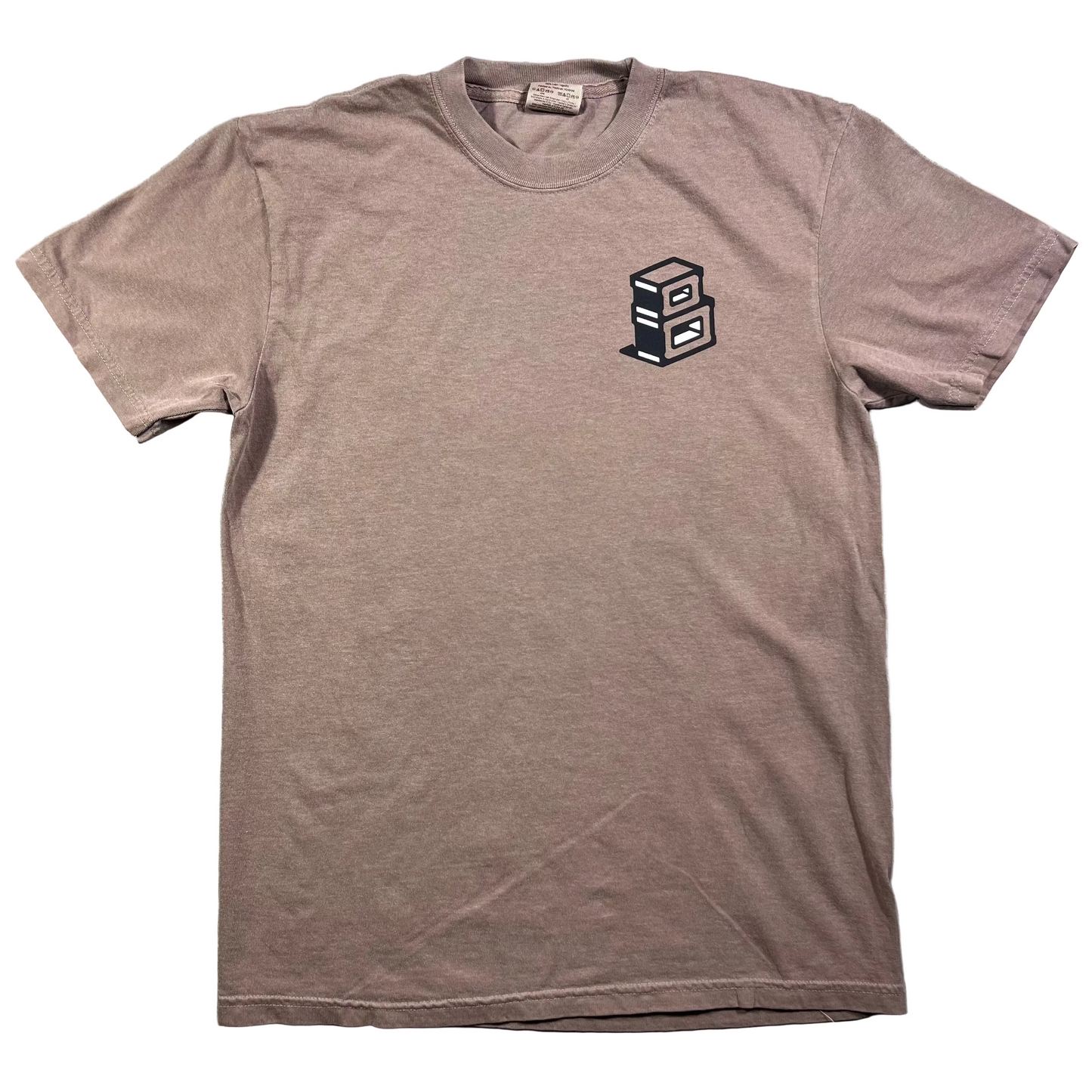 Block -  Roots Logo T-Shirt - Brown