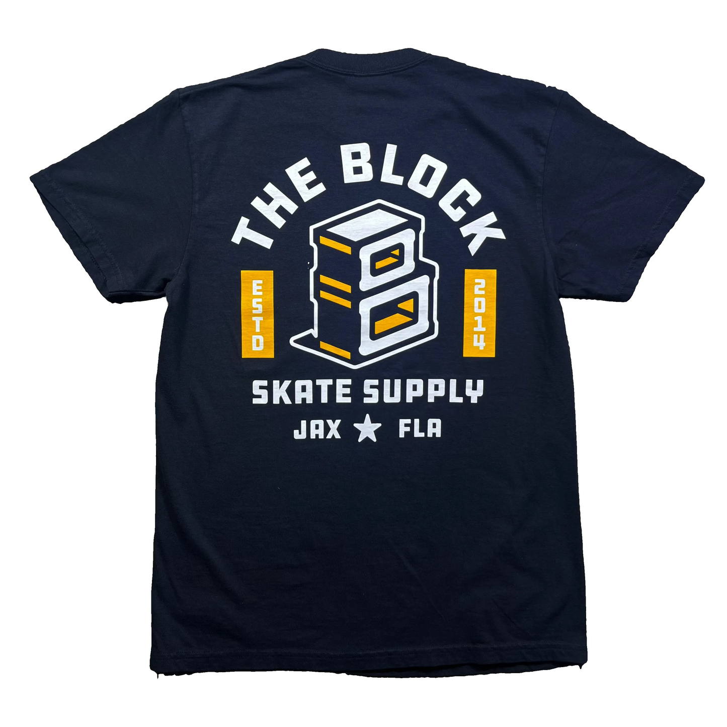 Block -  Roots Logo T-Shirt - Black