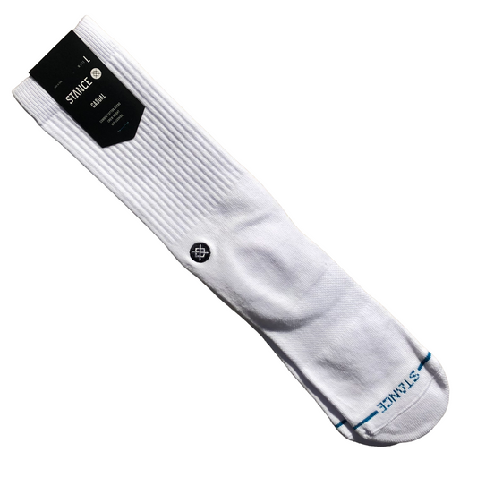 Stance Socks - Icon Crew Sock - White/Black