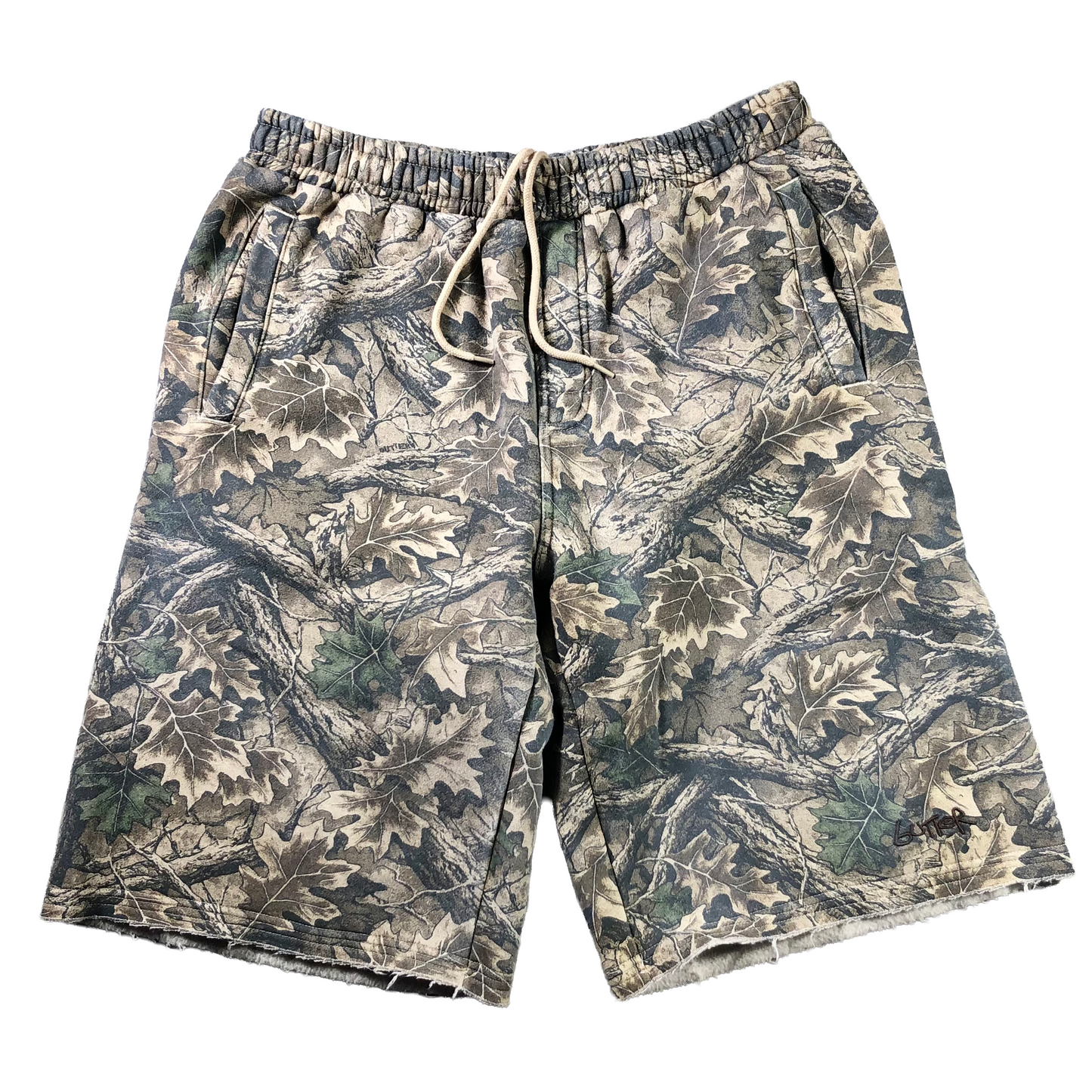 Butter Goods - Forest Camo Fleece Shorts