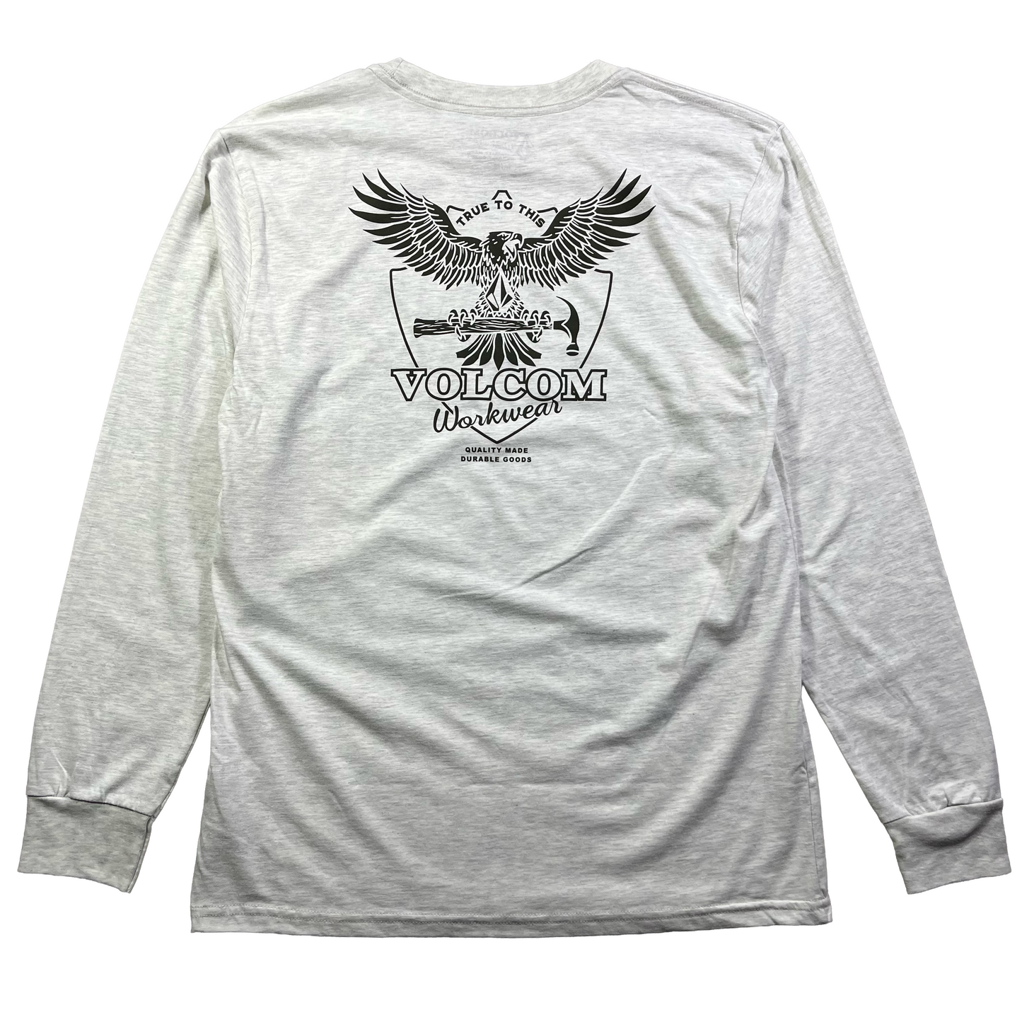 Volcom - Hammered Long Sleeve T-Shirt - Stone Heather