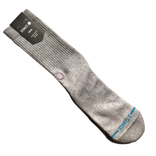Stance Socks - Icon Crew Sock - Heather Grey