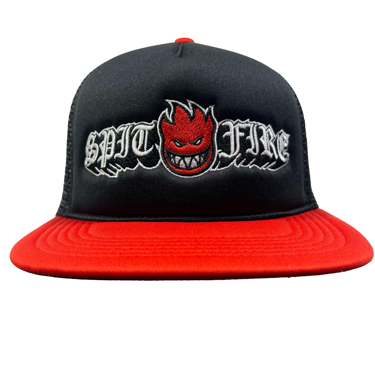 Spitfire Wheels - Old E Drop Bighead Snapback Hat - Black / Red