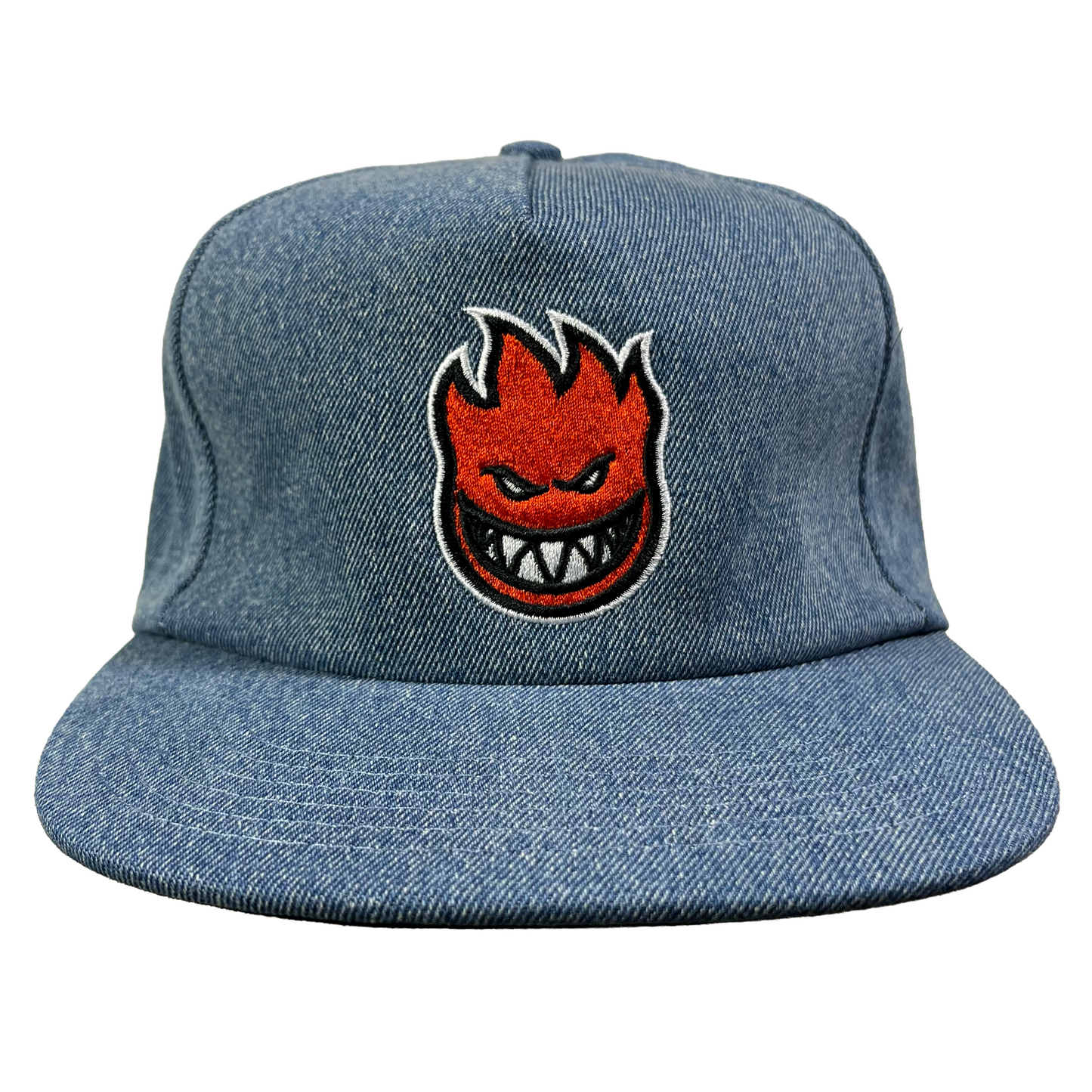 Spitfire Wheels - Bighead Fill Snapback Hat - Washed Denim