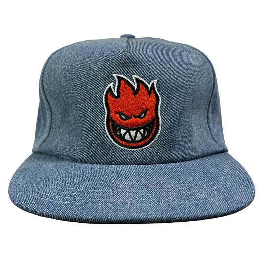 Spitfire Wheels - Bighead Fill Snapback Hat - Washed Denim