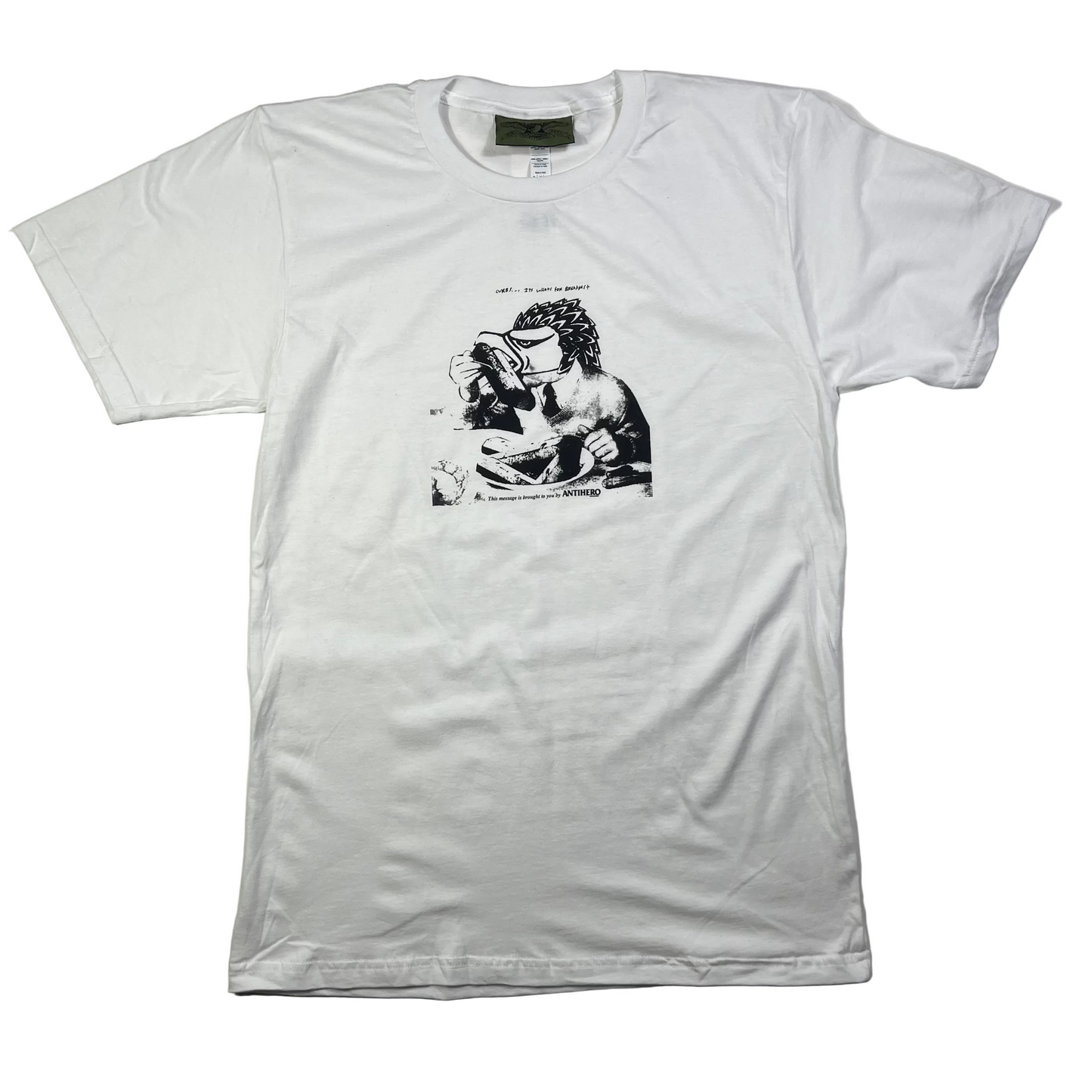 Anti-Hero Skateboards - Tasty Curbs Ringspun T-Shirt - White