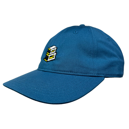 Block - Roots B Logo Strapback Dad Hat - Teal/Yellow