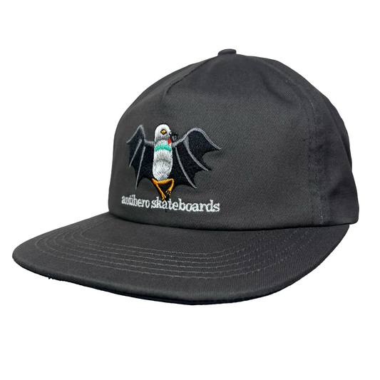 Anti-Hero Skateboards - Vampigeon Snapback Hat - Charcoal