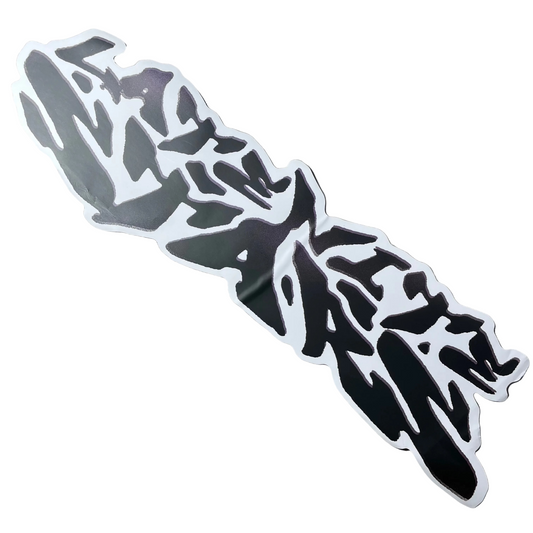 Late Nite Stars - Black/White Board Sticker
