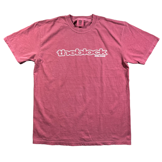 Block - Bold Logo T-Shirt - Red