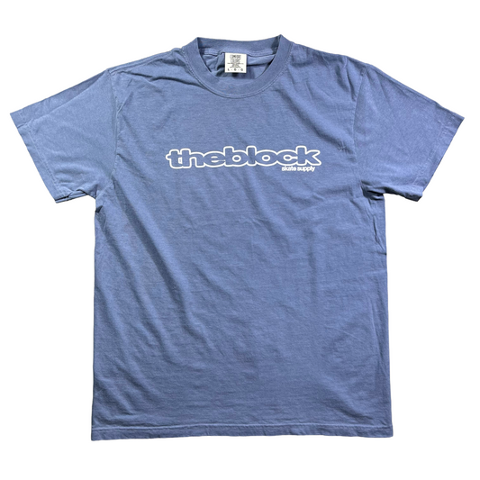 Block - Bold Logo T-Shirt - Blue