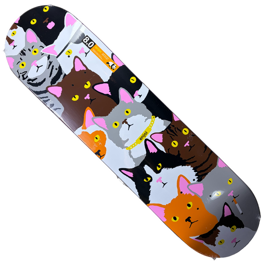 Enjoi Skateboards - Cat Collage R7 Deck - 8.0"
